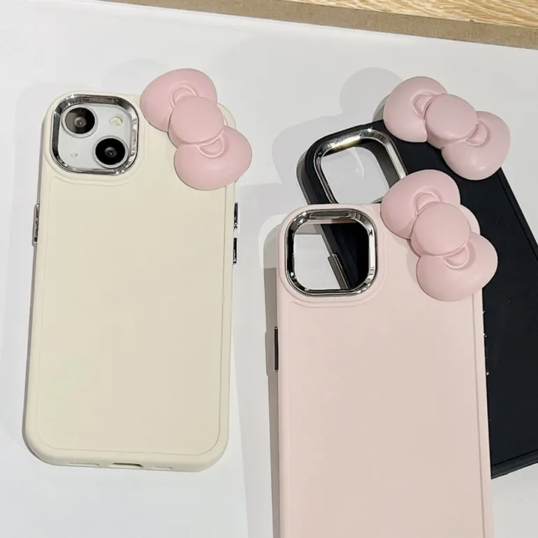 Classic Pink Bow iPhone Case