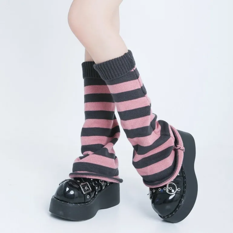 Classic Striped Leg Warmers