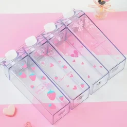 Clear Milk Carton Bottle