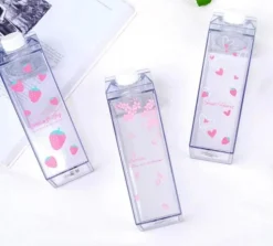 Clear Milk Carton Bottle