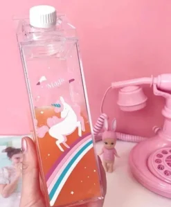Clear Milk Carton Bottle