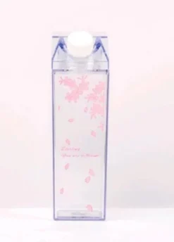 Clear Milk Carton Bottle