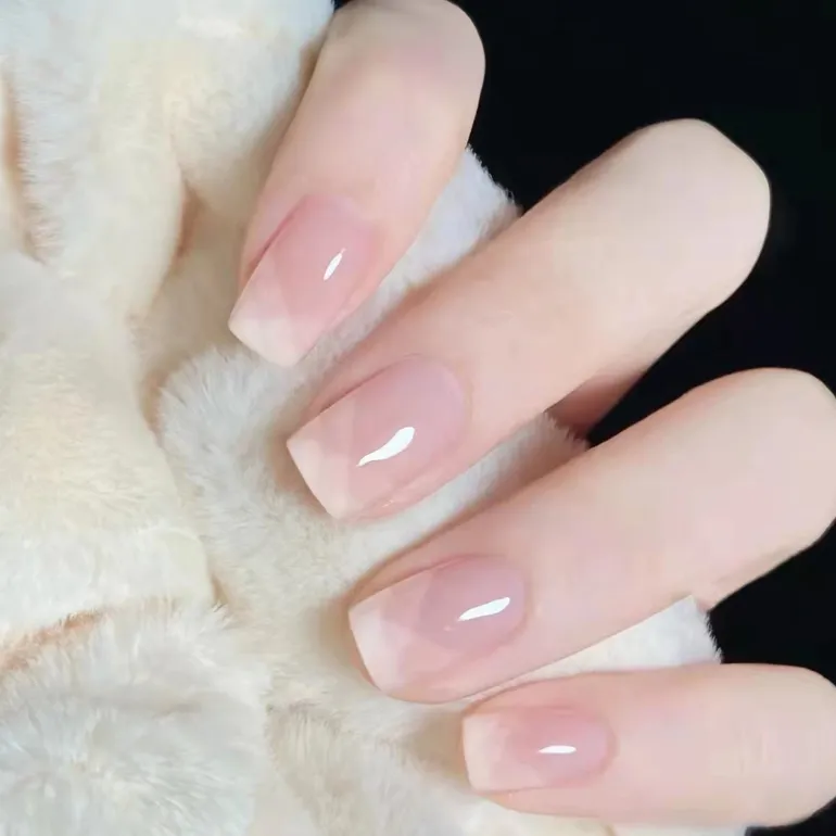 Clear Neutral Tone Press On Nails
