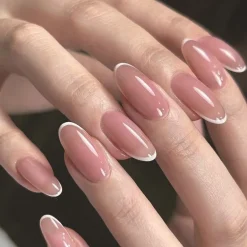 Clear Neutral Tone Press On Nails
