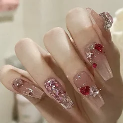 Clear Neutral Tone Press On Nails