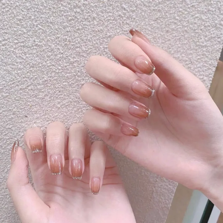 Clear Neutral Tone Press On Nails
