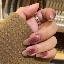 Clear Neutral Tone Press On Nails