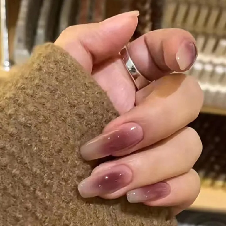 Clear Neutral Tone Press On Nails