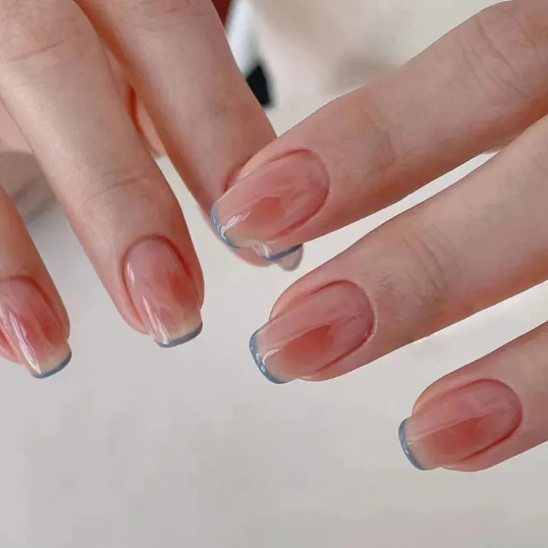 Clear Neutral Tone Press On Nails