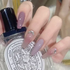 Clear Neutral Tone Press On Nails