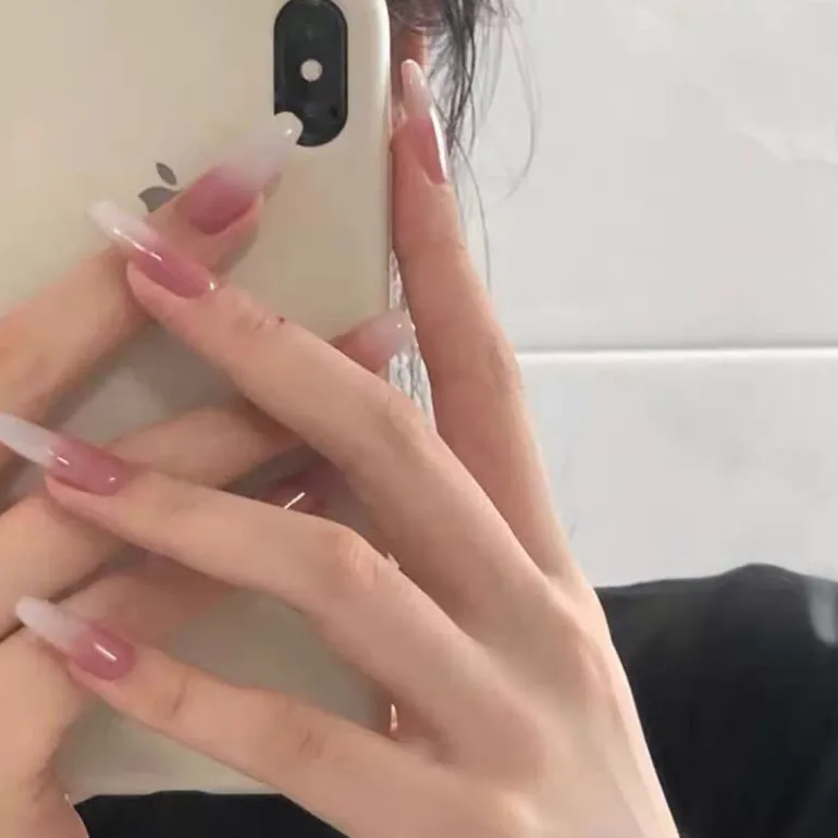 Clear Neutral Tone Press On Nails
