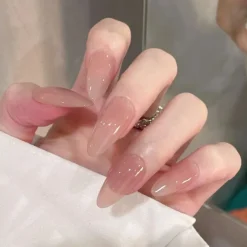 Clear Neutral Tone Press On Nails