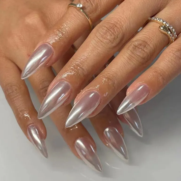 Clear Neutral Tone Press On Nails