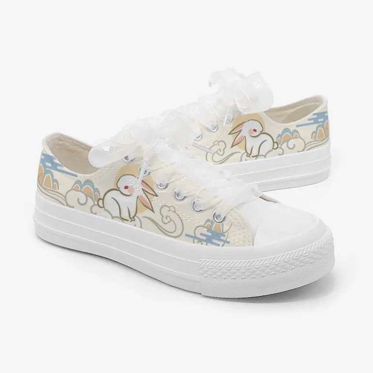 Cloudy Bunny Low Top Sneakers