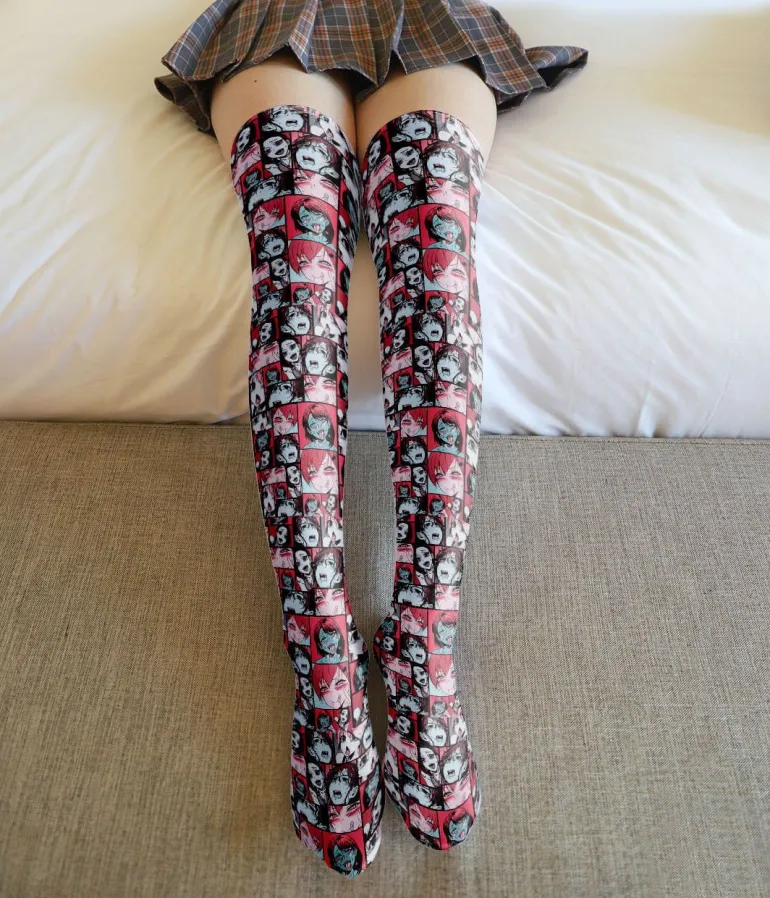 Comic Strip Manga Stockings