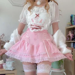Corduroy Baby Doll Skirt