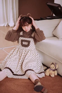 Corduroy Teddy Overall Dress