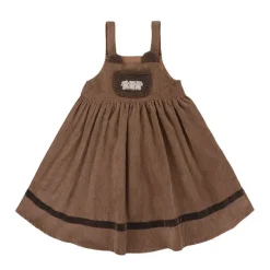 Corduroy Teddy Overall Dress