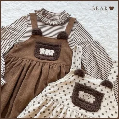 Corduroy Teddy Overall Dress
