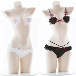 Corset Heart Lingerie Set
