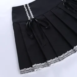 Corset Lace Mini Skirt