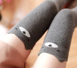 Cotton Animal Thigh Highs