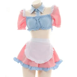 Cotton Candy Maid Cosplay Set