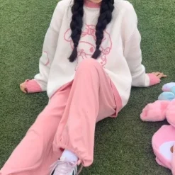 Cozy Kawaii Pastel Knit Pullovers