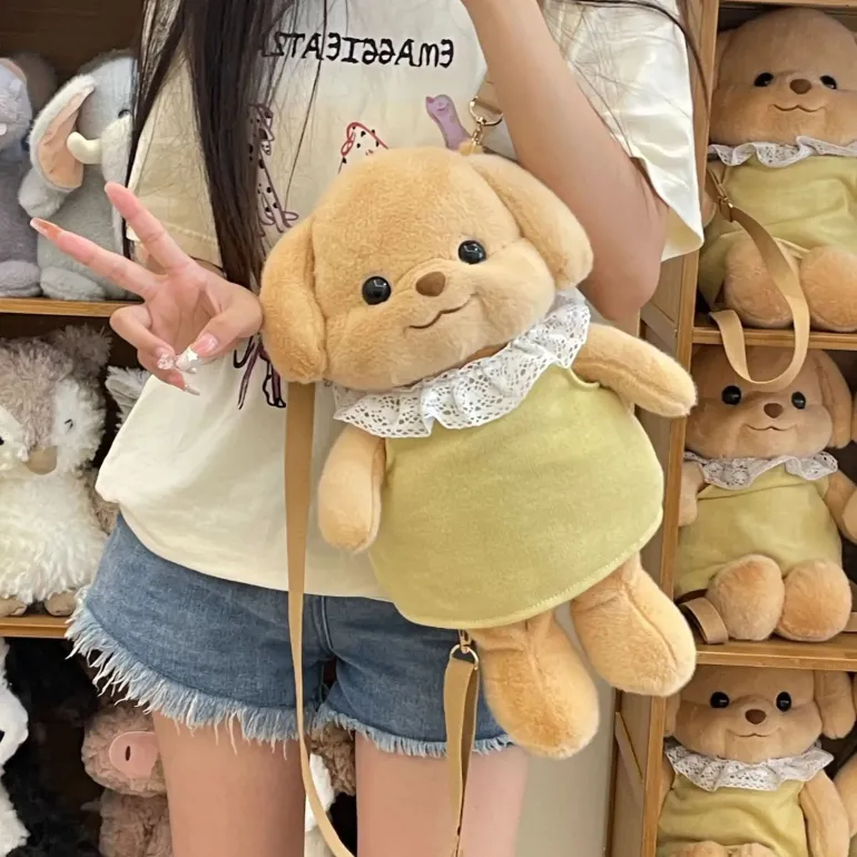Cozy Teddy Crossbody Tote