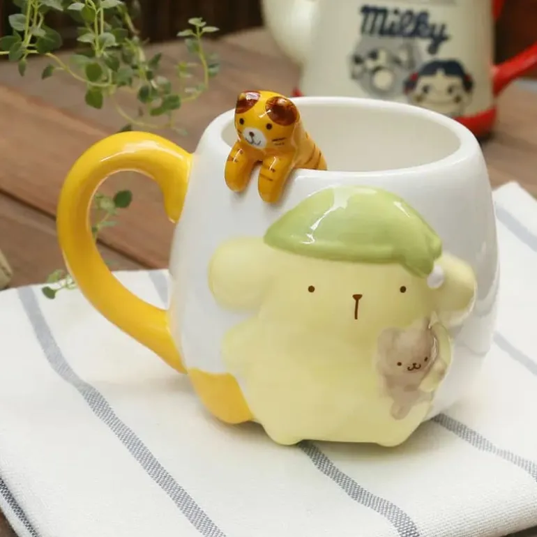 Cozy Yellow Pup Mug