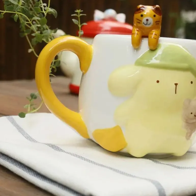 Cozy Yellow Pup Mug