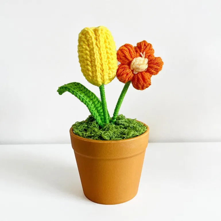 Crochet Flower Pots