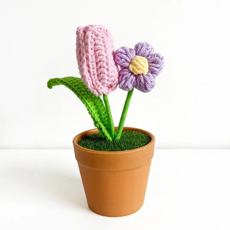 Crochet Flower Pots