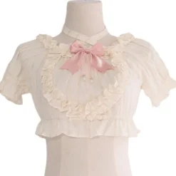 Cropped Ruffled Blouse