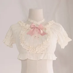 Cropped Ruffled Blouse