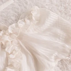 Cropped Ruffled Blouse