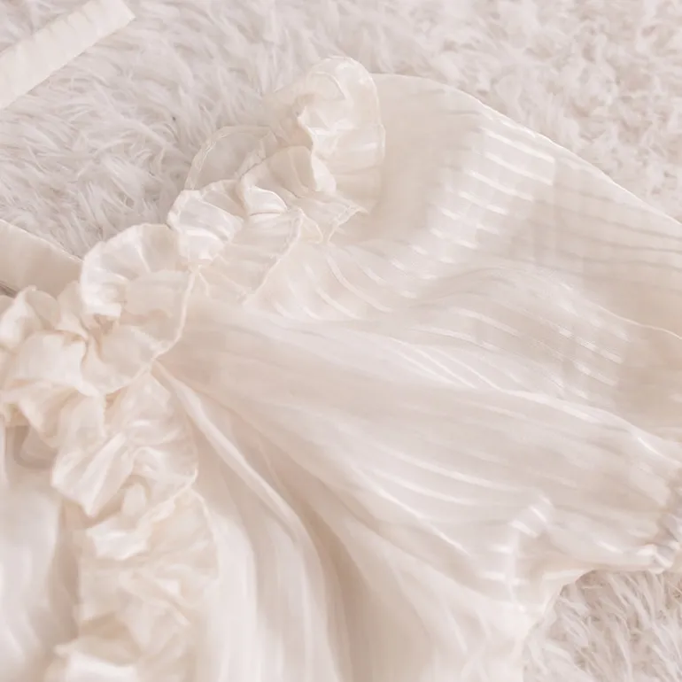 Cropped Ruffled Blouse