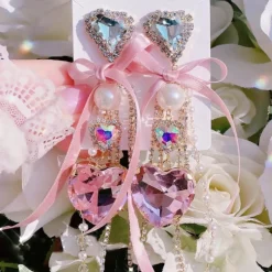 Crystal Princess Drop Earrings