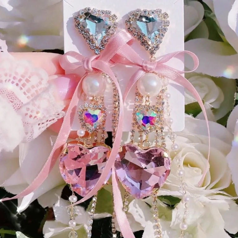 Crystal Princess Drop Earrings