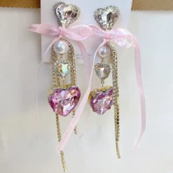 Crystal Princess Drop Earrings