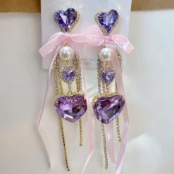 Crystal Princess Drop Earrings