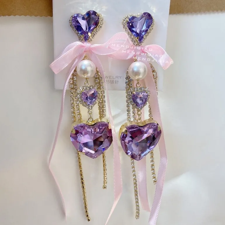 Crystal Princess Drop Earrings