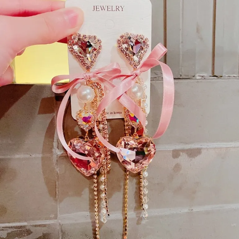 Crystal Princess Drop Earrings