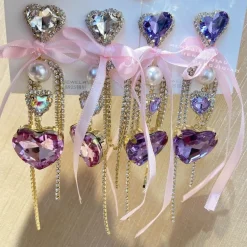 Crystal Princess Drop Earrings