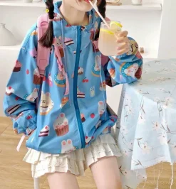Cupcake Bunny Windbreaker