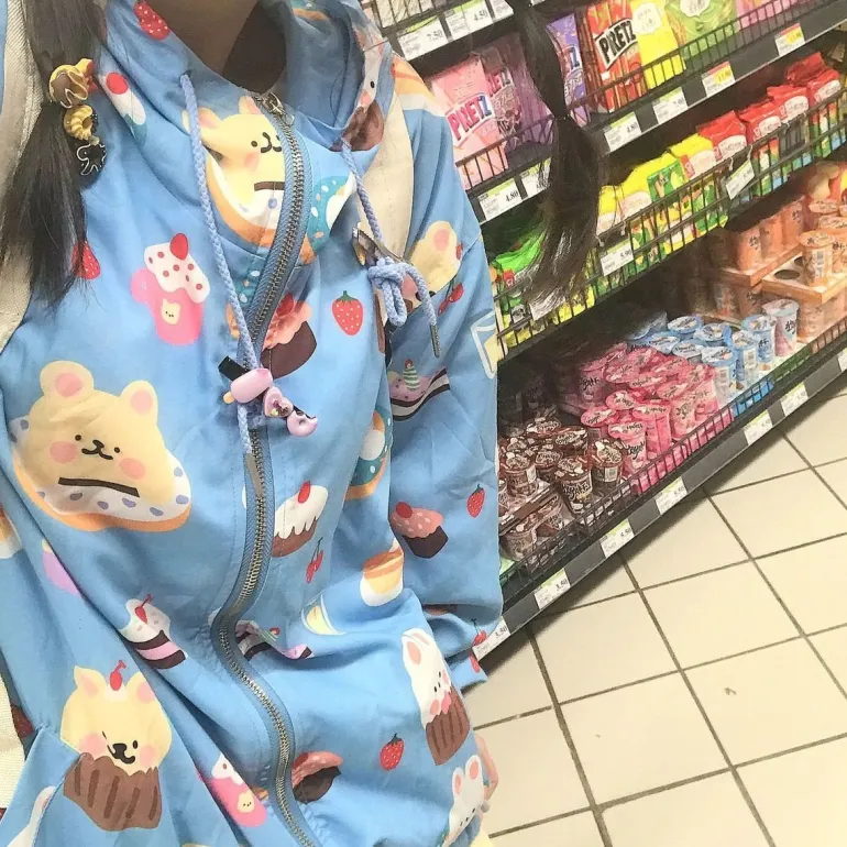 Cupcake Bunny Windbreaker