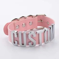 Custom Vegan Leather Choker