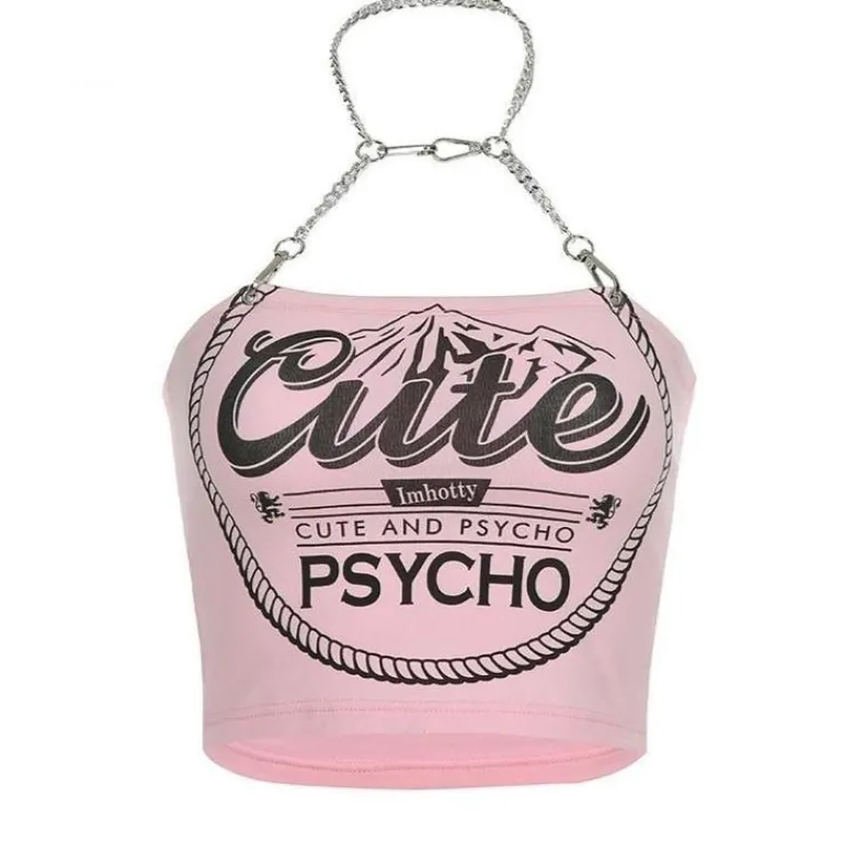 Cute & Psycho Halter Top