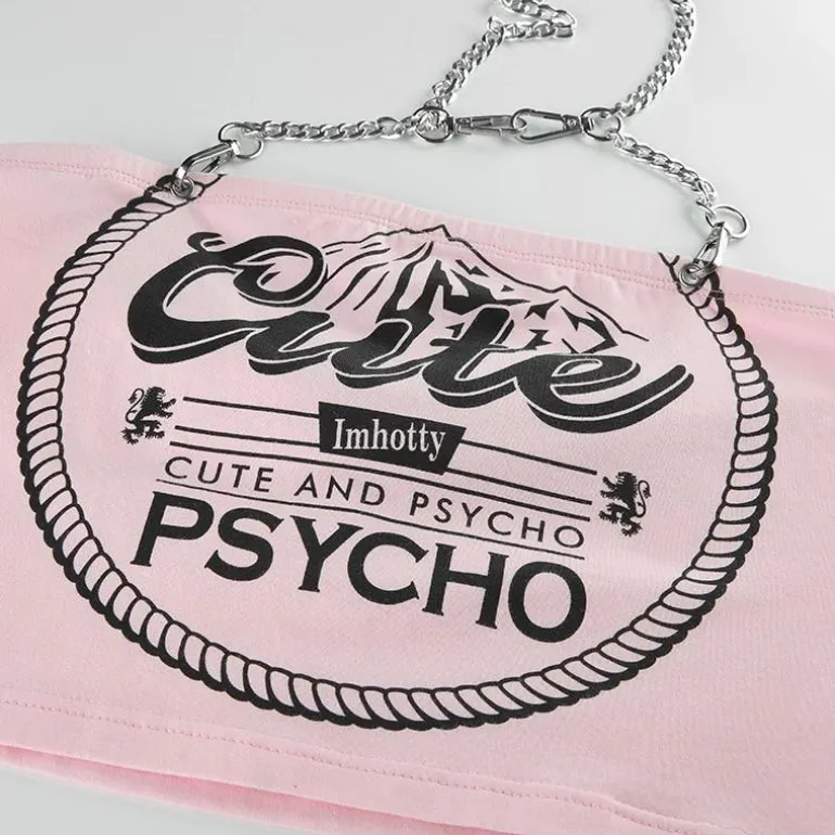 Cute & Psycho Halter Top
