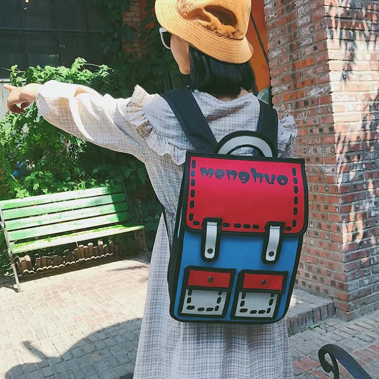 2D Cartoon Backpack